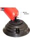 Traffic Delineator Post Red, 76 cm - Flexible Parking Bollard, Pack of 2 - 6