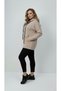 Women's Plus Size Long Sleeve Hooded Zipper Detailed Sweatshirt 2007 - 2