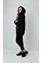 Women's Plus Size Long Sleeve Hooded Zipper Detailed Sweatshirt 2007 - 3