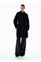 Belted Wool Coat Black - 3