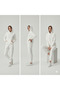 3 Thread Cotton Fabric Winter Unisex O Oversized Women's Long Sleeve Bottom-Top Tracksuit Set - 6