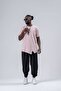 Unisex Black Pleated Baggy Trousers
