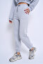 Women's Three Thread Cotton Inside Sh Fleece-Lined Tracksuit Set Crew Neck Crop Sports Tracksuit Set - 2