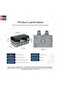Waterproof Socket Extension Board, IP66 13A UK Plug, Double Socket, 3m - 6