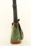 Unisex Khaki Canvas Business School Briefcase Laptop Messenger Bag - 3