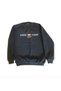 Navy Blue Color Black Warfare Sweatshirt 3 Thread Unisex (Size L) - 4
