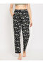 Animal Print Pyjama in Black – 100% Cotton - 6
