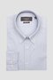 Carlo Royal Oxford Cotton Slim Fit Gray Button-Down Collar Men's Straight Shirt - 2