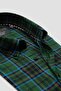 Luca Flannel Cotton Blend Comfort Fit Khaki Button down Collar Men's Plaid Shirt - 6