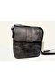 Genuine Leather Unisex Shoulder and Messenger Bag - Gray Color with Adjustable Strap 20X25 C - 4