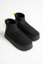 Women's Black Winter Fur Lined Thick Sole Boots Tr04Mk04A - 2