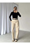Stone 100% Cotton Tassel Detailed Trousers - 51208 - 6