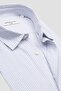 Bb Club Rio Oxford Cotton Oversized Fit Light Blue Classic Collar Men's Striped Shirt - 6