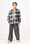 Girl's Soft Textured Checkered Lumberjack Shirt 3172 - 2