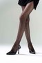 Angela women's black patent leather high heeled shoes - 8