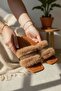 Women's Daily Slippers Plush Furry Guest Dowry Bundle Bride House Slippers - 2