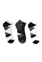 Sneaker Socks 3 Pack – Terry Low-Cut Men's Socks, Light Grey , Black, White - 2