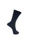 Sneaker Socks 3 Pack – Half-Terry Mid Calf Men's Socks - Free Size - Blue, Light Grey and Black - 2