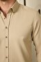 Velvet Look Cotton Slim Fit Men's Shirt - 6