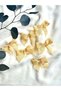 Ready-Made Bow Linen Ribbon Cappuccino 25 Pieces