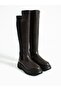 Wesday Brown Elastic Women's Boots - 3