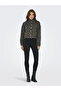 Women's Onlemılıa Leopard Patterned Stand Collar Coat 15349082 Brown - 2