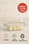 Transparent Plastic Butter Dish Cheese Storage Container 18.5X13X6.5 cm – Leakproof & Hygienic with Lid - 6