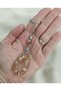Tasbih Keychain 11 Pieces 08 mm Natural Stone Citrine Mini Tasbih - 2