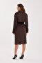 Fame Women's Belted Suede Trench Coat - 4