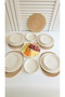 Porselen Moderna Cheff Taste Breakfast Set for 4 People 15 Pieces - 3