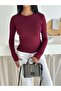 Women's Crew Neck Long Sleeve Finger-Loop Modal Full Lycra Buzy Bady T-Shirt - 4