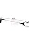 Waste Picker Multi-Purpose Easy Reaching Grabber Reacher Tool (Silver/Black) - 6