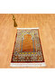 Hünkar Patterned Wool Prayer Rug Tile - 2