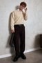 Men's Cotton Polo Collar Oversize Knitwear Sweater - 6