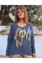 Italian Love Sweater Indigo Blue - 2