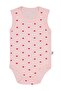 Kalp Printed 1-36 Months Snap Fastener Bodysuit - Pink 18-24 Months - 3