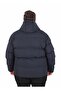 Men's Large Size Hooded Coat Lusso 2505 Navy Blue - 3