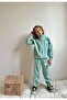 Boy's W Striped Zippered Sweatshirt Winter Set - 2