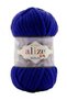 Velluto Soft Plush Knitting Yarn Blanket Vest Cardigan Sweater Knitting Yarn Cobalt Blue 360