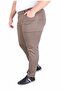 Large Size Classic 5 Pocket Trousers Venice 11916 S.Brown - 2