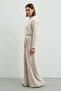 Pure Touch Pleated Loose Pants Cc7006 Beige
