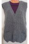 Er Clothing Winter Knitwear Vest Buttoned Double Pocket Gray (M-L-Xl Compatible) - 3