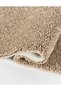 Shaggy Oval 2-Piece Bath Mat Set 60X100-60X50 100% Natural Latex Non-Slip Base Washable Bathroom Set - 4
