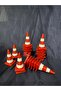 Mini Traffic Cone Set 3D Printing–Decorative Mini Cones, Model Accessory Part (Set of 12) - 2