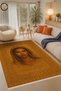 Mosso Face Patterned Woven Base Modern Decorative Carpet Mosso1427 - 3
