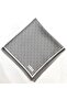 Tivil Monogram Silk Scarf 41408-Grey-Ecru-