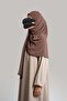 Medina Silk Shawl - Light Brown - 4