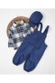 Baby Boy Set with Kangaroo Pocket Canvas Salopet and Lumberjack Shirt - 2