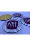 Fiat Wheel Cover Hub Emblem Sticker Adhesive 60mm - 2
