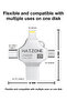 4-in-1 USB Flash Drive, 256GB – Lightning, Type-C & USB Storage - 2